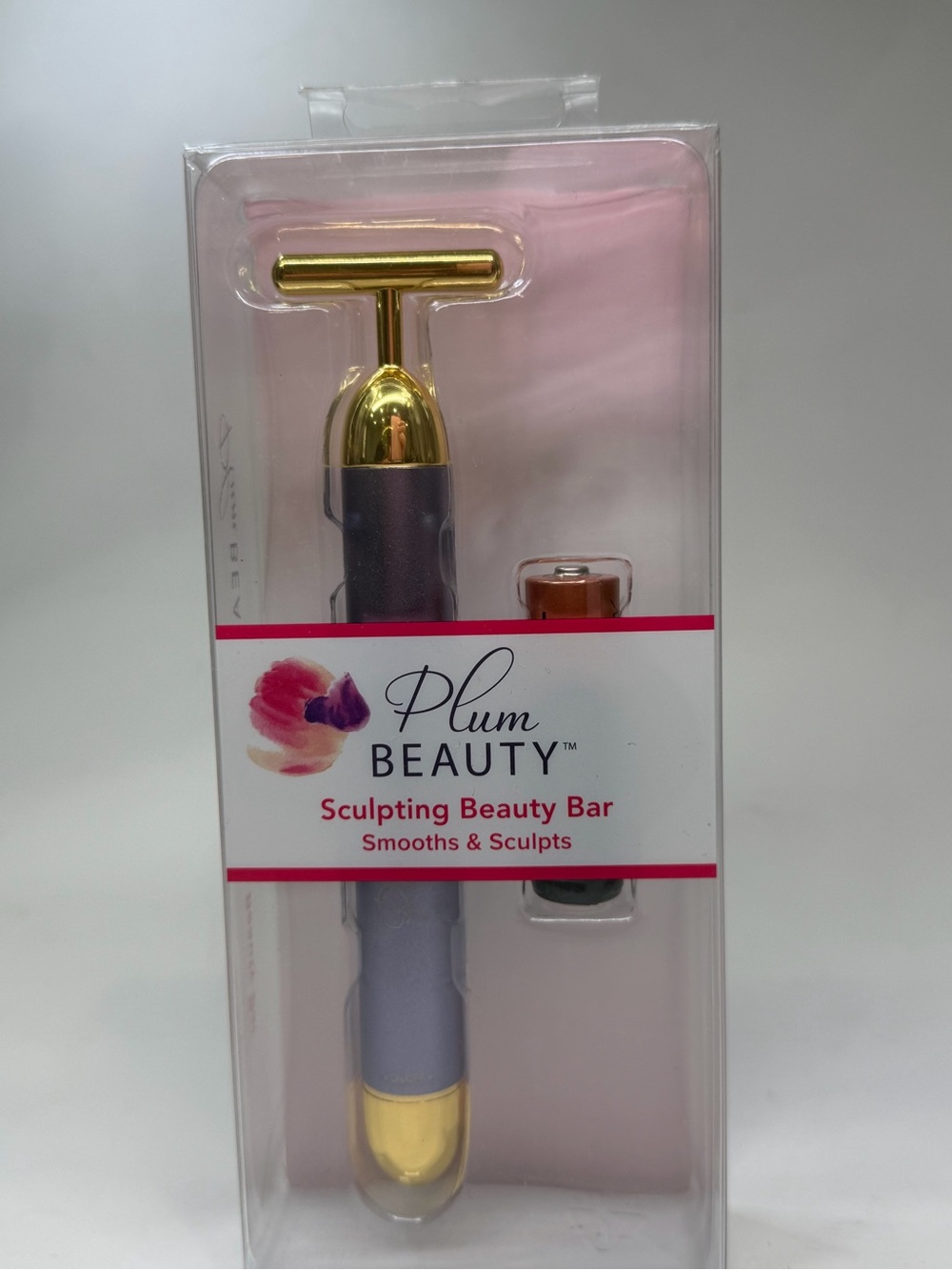 Sculpting Beauty Bar — Lavender & Gold Facial Massager